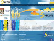 Tablet Screenshot of cc-sablons.com